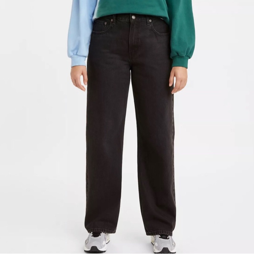 Levi's Premium Loose Straight Jeans Women's 32 (tagged as 28 x 30)